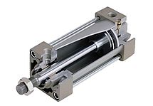 CKD series SCG piston rod cylinder - cross-section (image 840x580px)